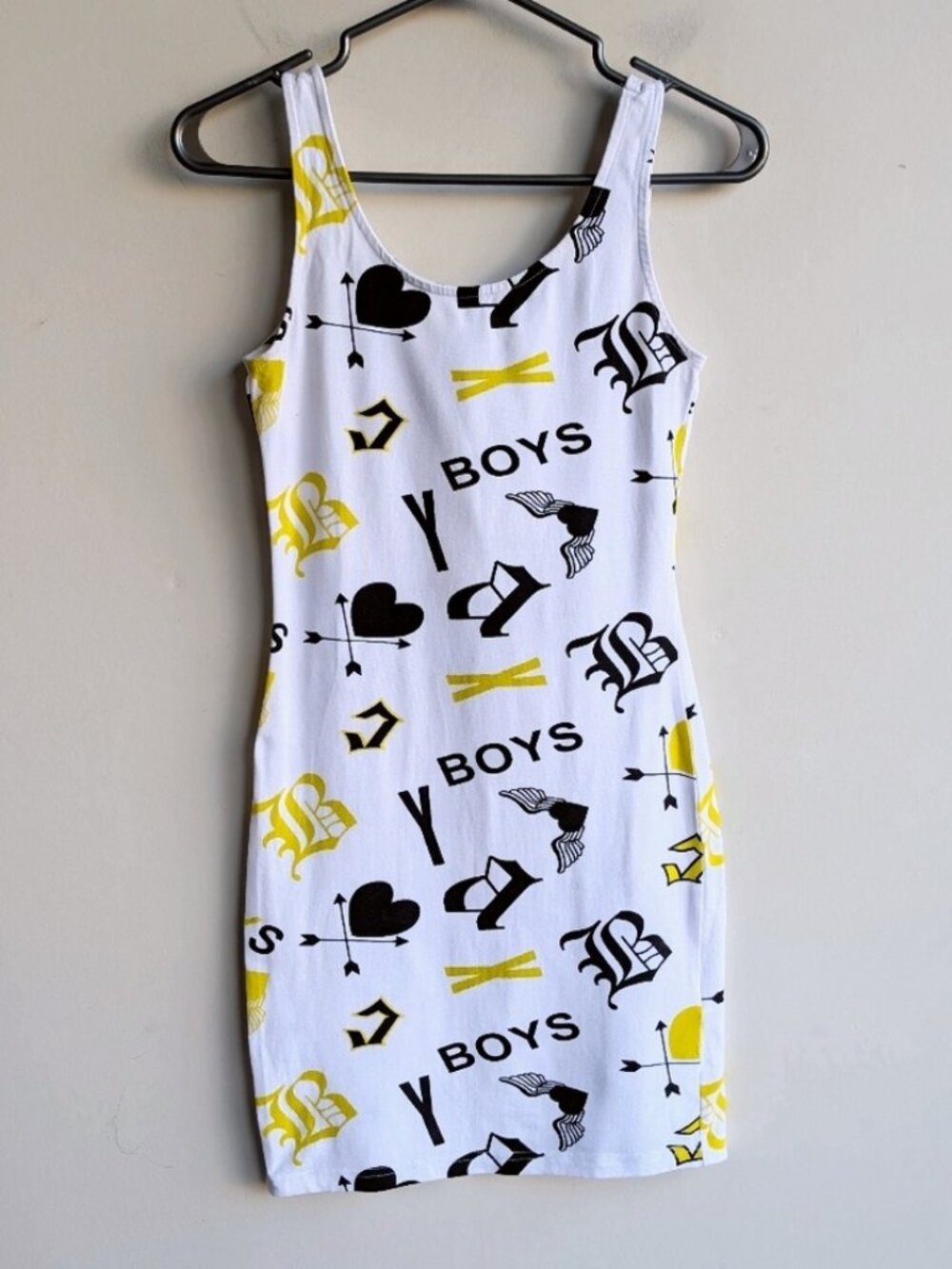H&M "Boys" Graphic Sleeveless Bodycon Mini dress